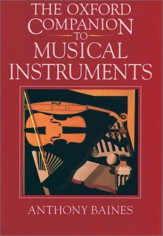 Oxford Companion to Musical Instruments   1992 9780193113343 Front Cover