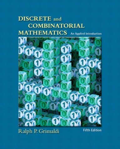 Discrete and Combinatorial Mathematics  5th 2004 (Revised) 9780201726343 Front Cover