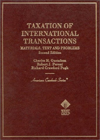 Taxation of International Transactions Materials, Text, and Problems 2nd 2001 9780314251343 Front Cover
