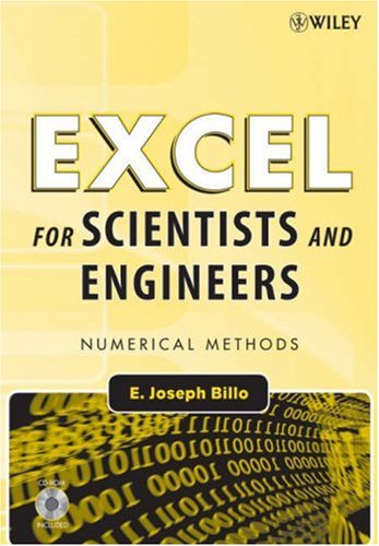 Excel for Scientists and Engineers Numerical Methods  2007 9780471387343 Front Cover