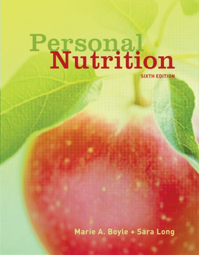 Personal Nutrition  6th 2007 (Revised) 9780495019343 Front Cover