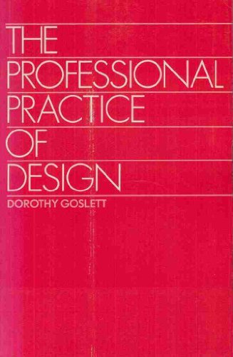 Professional Practice of Design:   1984 9780713445343 Front Cover