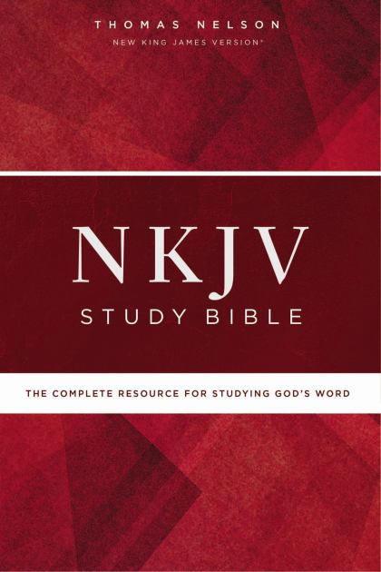 NKJV Study Bible Red Letter Edition  N/A 9780785220343 Front Cover
