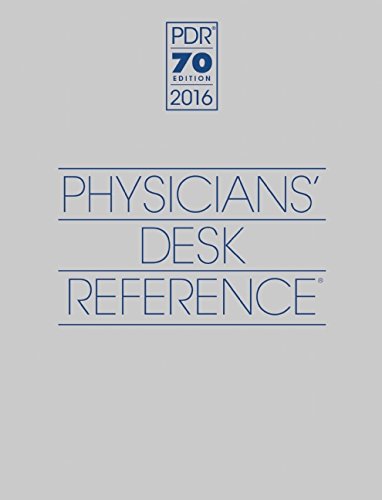 2016 Physicians' Desk Reference, 70th Edition   2015 9781563638343 Front Cover