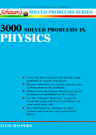 3,000 Solved Problems in Physics   1988 9780070257344 Front Cover