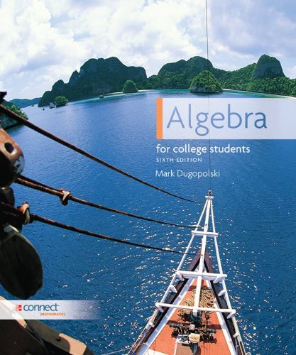 Algebra for College Students  6th 2012 9780073384344 Front Cover