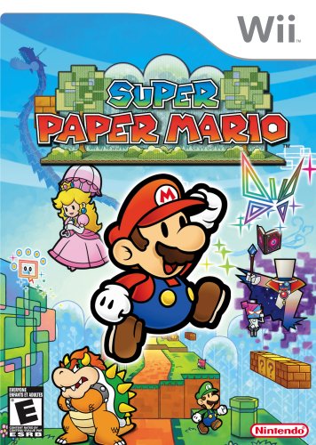 Super Paper Mario Nintendo Wii artwork