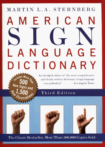American Sign Language Dictionary-Flexi  3rd 1998 (Revised) 9780062736345 Front Cover