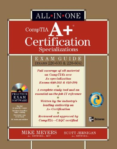 A+ Specializations Certification   2010 9780071493345 Front Cover
