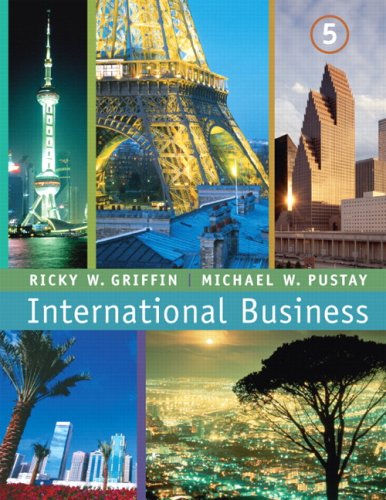 International Business A Managerial Perspective 5th 2007 9780131995345 Front Cover