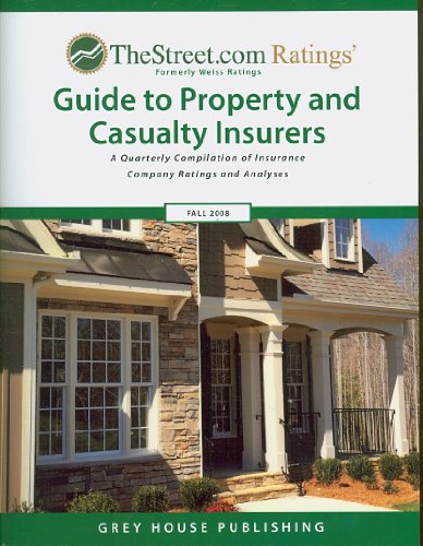 TheStreet. com Ratings Guide to Property and Casualty Insurers : 2008  2008 9781592373345 Front Cover