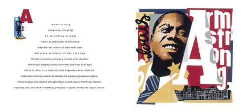 Jazz ABZ An A to Z Collection of Jazz Portraits with Art Print  2007 9780763634346 Front Cover