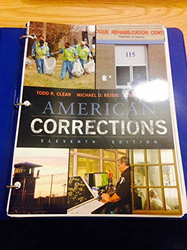 American Corrections:   2015 9781305633346 Front Cover