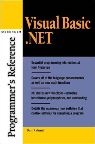 Visual Basic .NET Programmer's Reference  3rd 2002 9780072195347 Front Cover