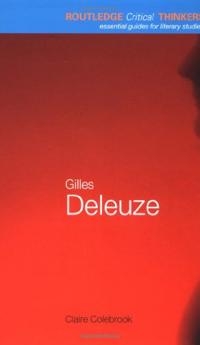 Gilles Deleuze   2002 9780415246347 Front Cover