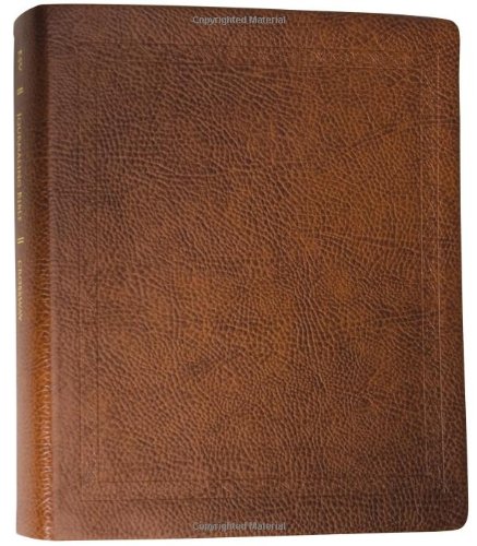 ESV Journaling Bible (Bonded Leather, Mocha, Threshold Design)  N/A 9781433502347 Front Cover