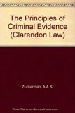 Principles of Criminal Evidence   1989 9780198762348 Front Cover