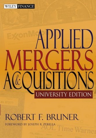 Applied Mergers and Acquisitions   2004 9780471395348 Front Cover