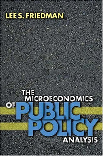 Microeconomics of Public Policy Analysis   2002 9780691089348 Front Cover