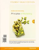 Principles of Marketing, Student Value Edition Plus 2014 MyMarketLab with Pearson EText -- Access Card Package  15th 2014 9780133878349 Front Cover