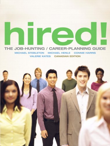 HIRED! >CANADIAN< N/A 9780135001349 Front Cover