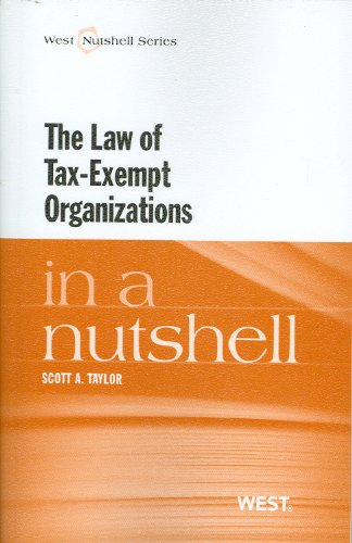 Tax-Exempt Organizations in a Nutshell   2011 9780314262349 Front Cover