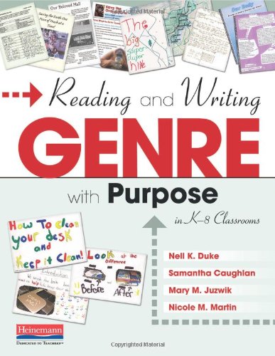 Reading and Writing Genre with Purpose in K-8 Classrooms   2011 9780325037349 Front Cover
