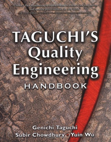 Taguchi's Quality Engineering Handbook   2005 9780471413349 Front Cover