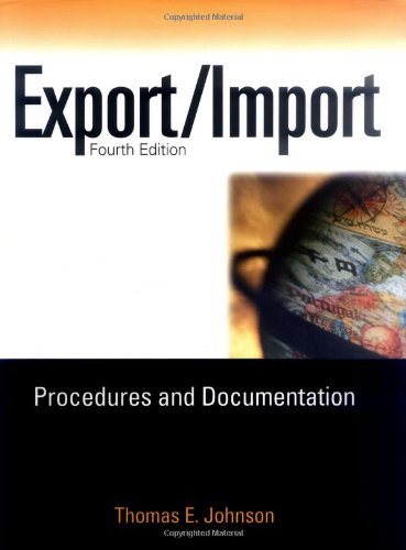Export/Import Procedures and Documentation  4th 2002 9780814407349 Front Cover