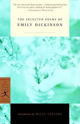 Selected Poems of Emily Dickinson   2000 (Annual) 9780679783350 Front Cover