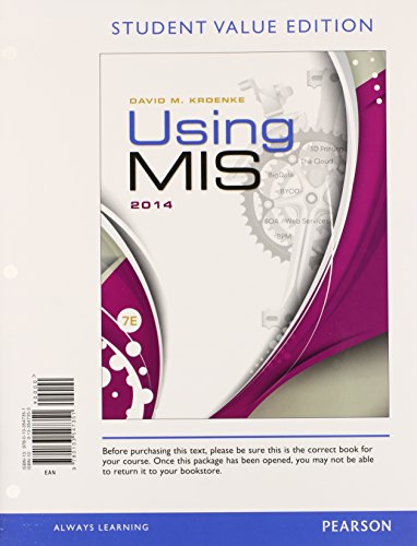 Using Mis:   2014 9780133547351 Front Cover