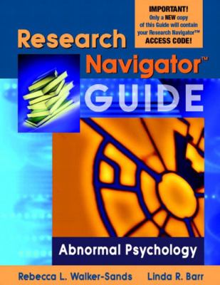 RESEARCH NAVIGATOR GDE.ABNORMA N/A 9780205408351 Front Cover