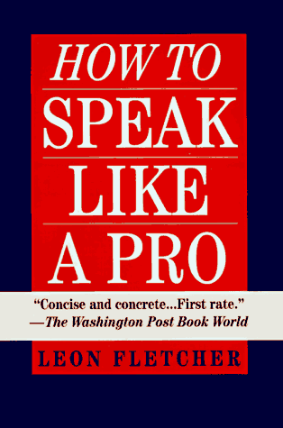 How to Speak Like a Pro  N/A 9780345410351 Front Cover