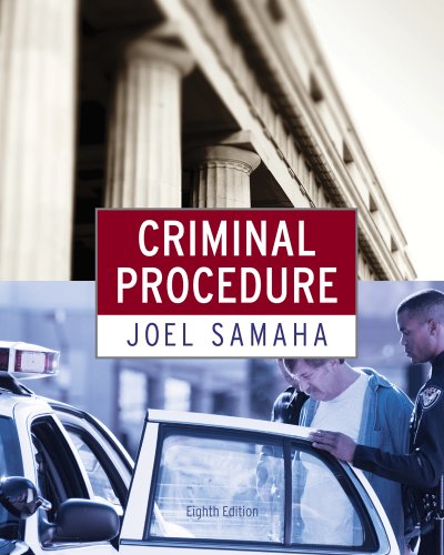 Criminal Procedure  8th 2012 9780495913351 Front Cover