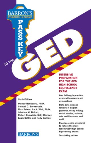 Pass Key to the GED  6th 2007 9780764136351 Front Cover