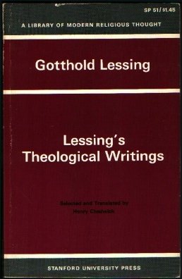 Lessing's Theological Writings Selections in Translation  1957 (Reprint) 9780804703352 Front Cover