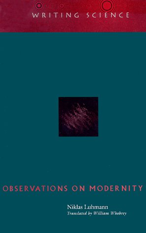 Observations on Modernity   1998 9780804732352 Front Cover