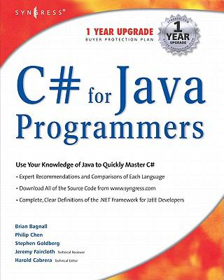 C# for Java Programmers   2002 9780080476353 Front Cover