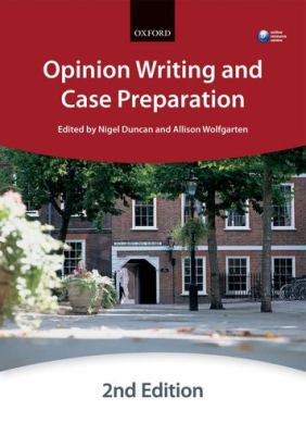 Opinion Writing and Case Preparation  2nd 2012 9780199657353 Front Cover