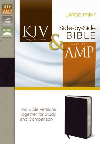 KJV and Amplified Side-by-Side Bible  Large Type  9780310443353 Front Cover