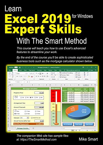 Learn Excel 2019 Expert Skills with the Smart Method Tutorial Teaching Advanced Skills Including Power Pivot N/A 9781909253353 Front Cover
