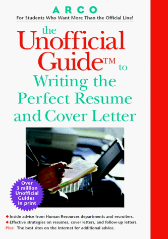 Writing Your Resume and Cover Letter N/A 9780028635354 Front Cover
