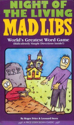 Night of the Living Mad Libs World's Greatest Word Game  1994 9780843137354 Front Cover