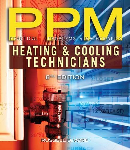 Practical Problems in Mathematics for Heating and Cooling Technicians  6th 2013 (Revised) 9781111541354 Front Cover