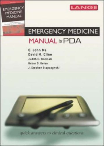 Emergency Medicine Manual 6e for the PDA  6th 2007 9780071463355 Front Cover