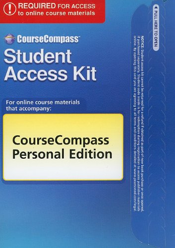 Build-Your-Own CourseCompass   2002 9780131824355 Front Cover
