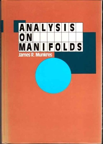 Analysis on Manifolds 1st 1991 9780201510355 Front Cover