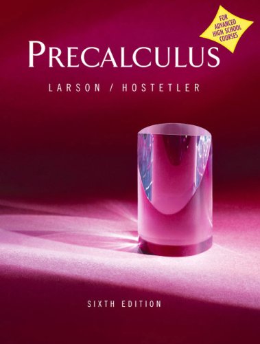 Precalculus Advanced Placement 6th 2004 9780618314355 Front Cover