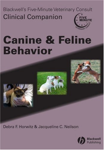 Canine and Feline Behavior   2007 9780781757355 Front Cover
