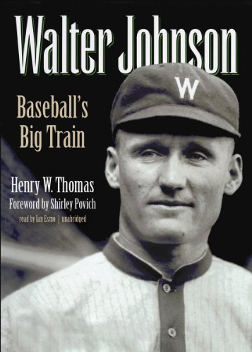 Walter Johnson: Baseball's Big Train  2012 9781455161355 Front Cover